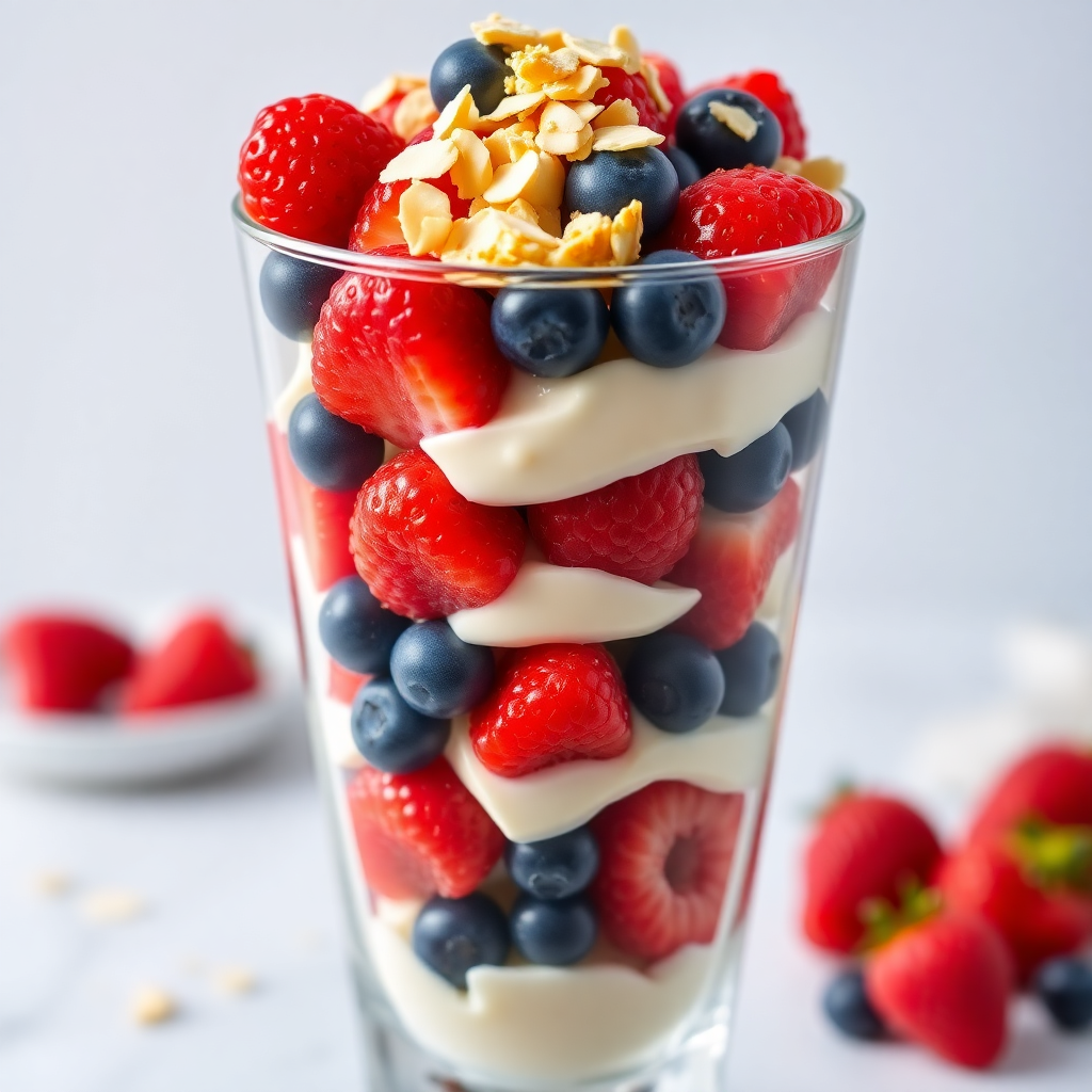 Mixed Berry & Mascarpone Parfait