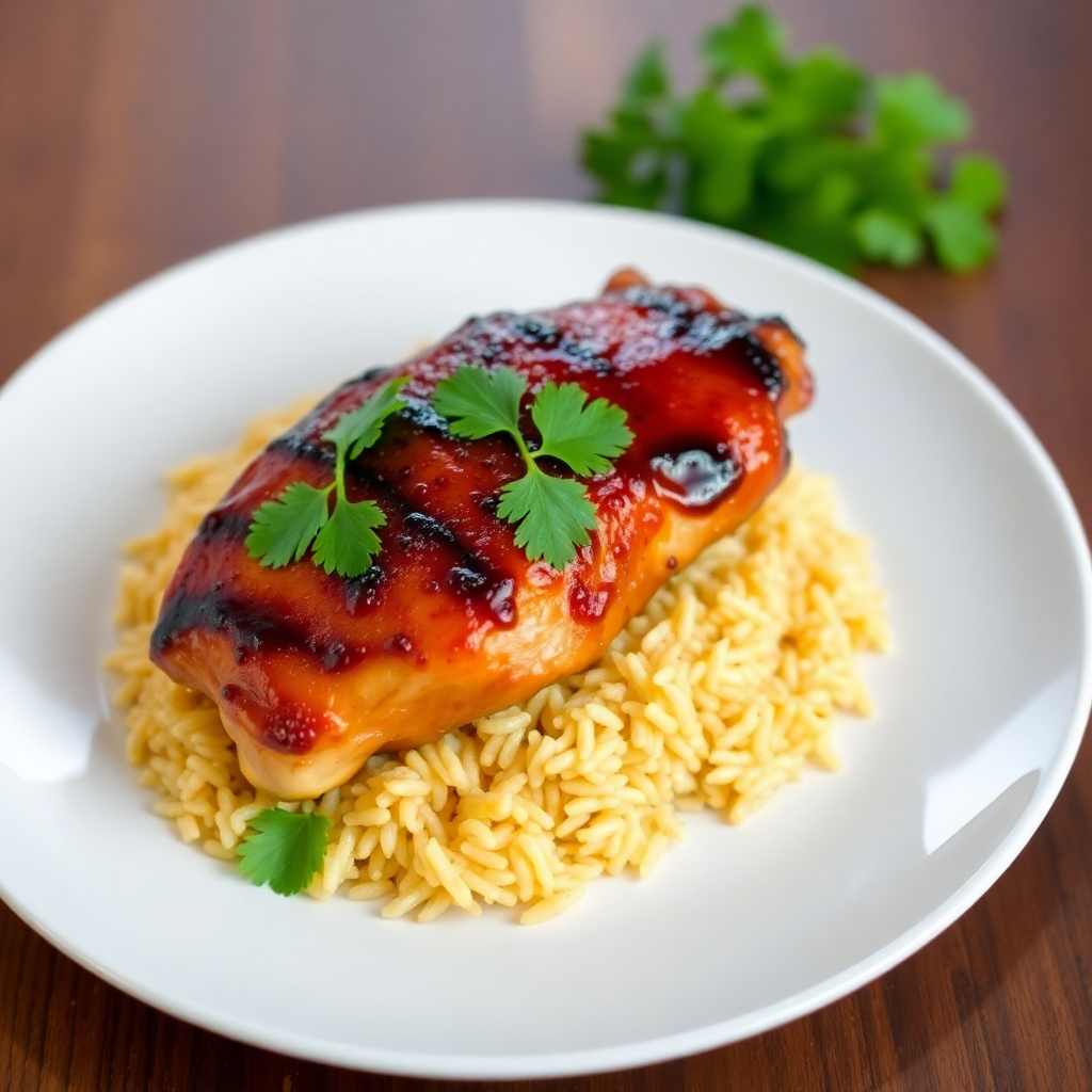 Tea-Infused Chicken with Ginger Rice