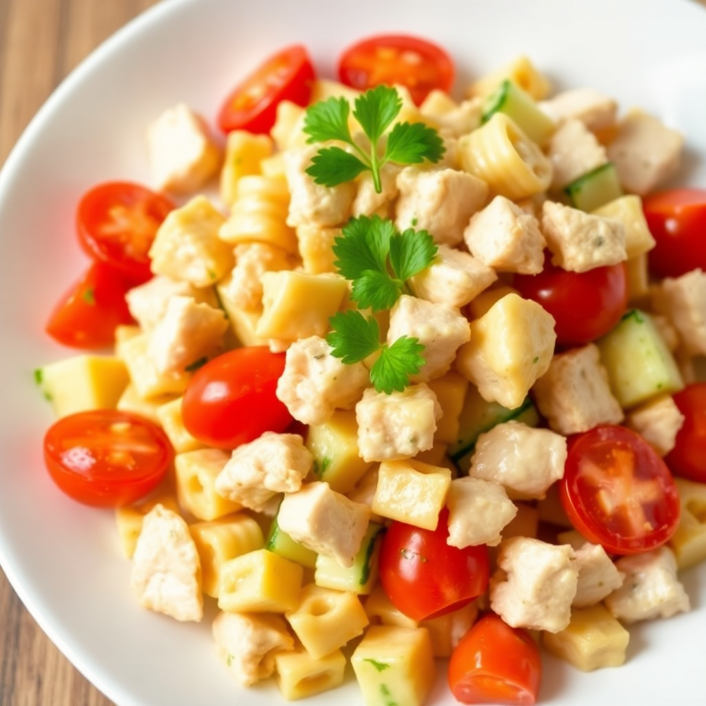 Simple Chicken Pasta Salad