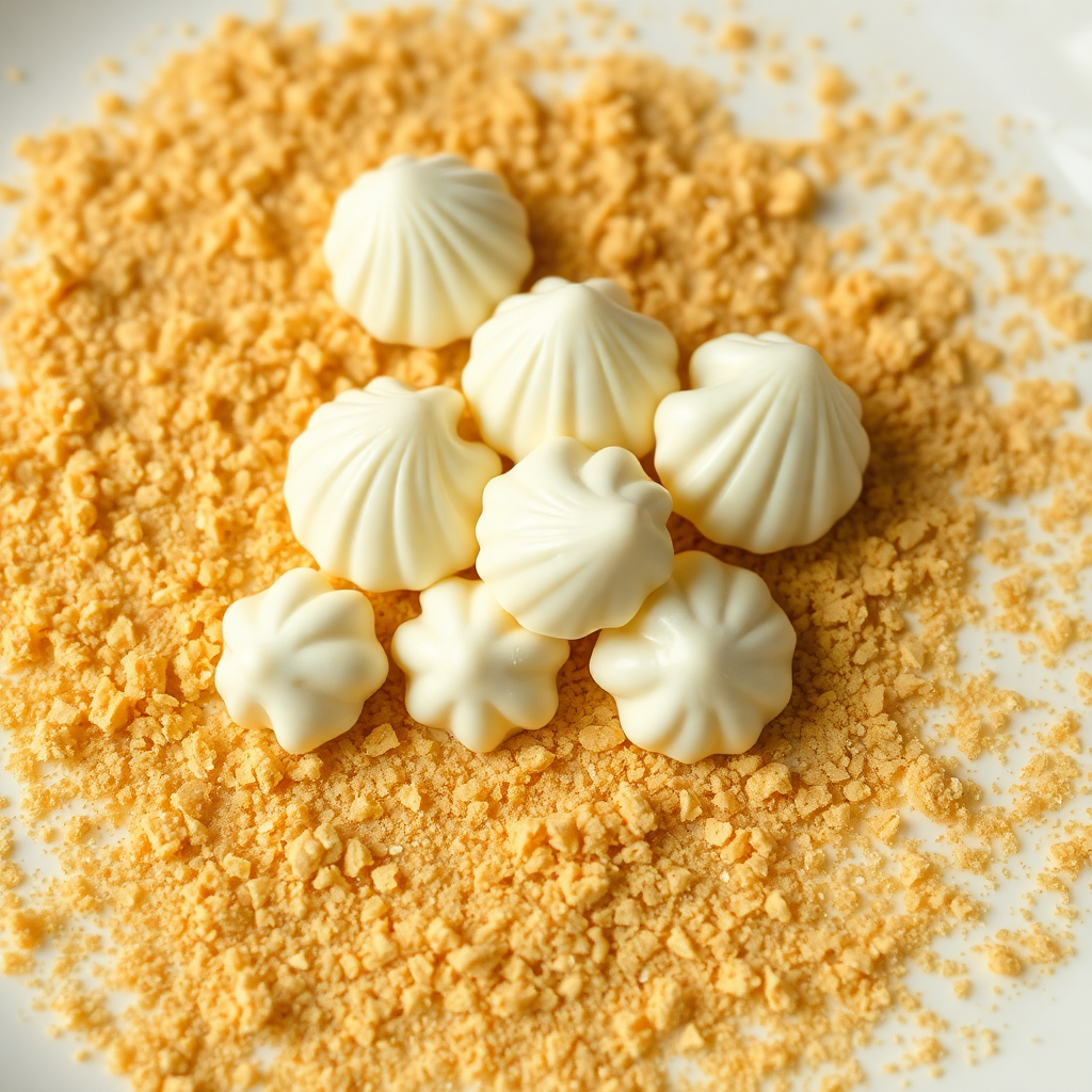 Edible Beach Sand & Seashell Treats