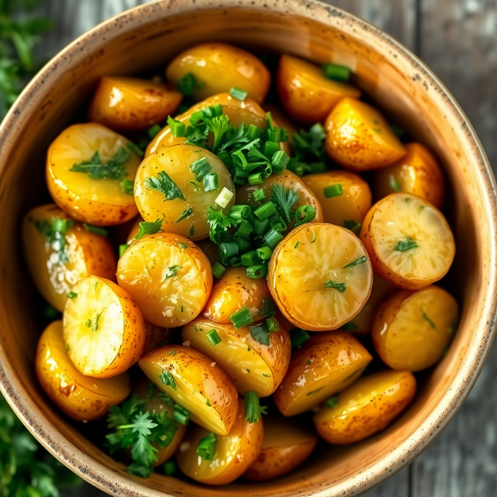 Warm Potato and Herb Salad