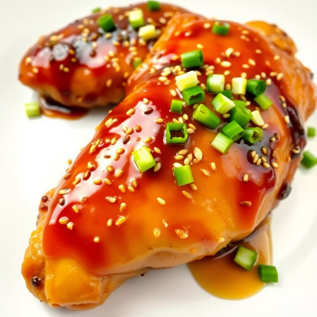 Chicken with Korean Honey–Sesame Glaze