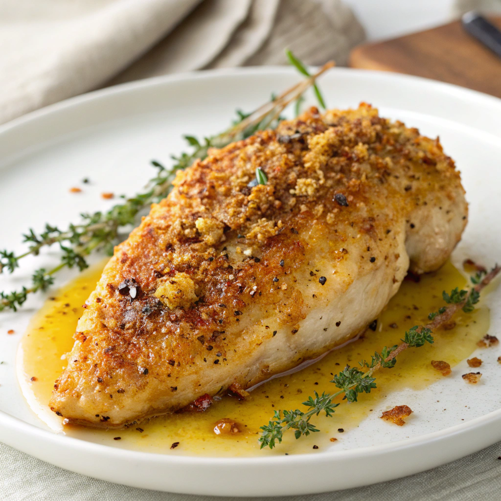 Mustard Crusted Chicken Breast