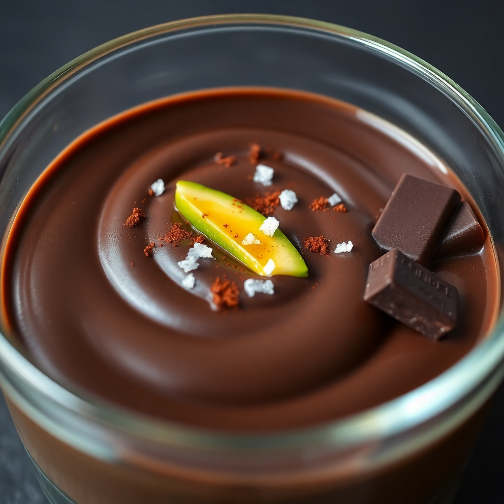 Savory Avocado and Chocolate Pudding