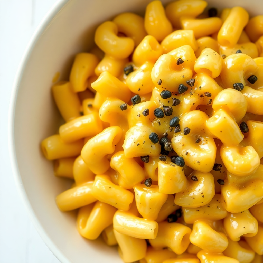 Cracked Peppercorn Mac and Cheese with Lactose-Free Mozzarella