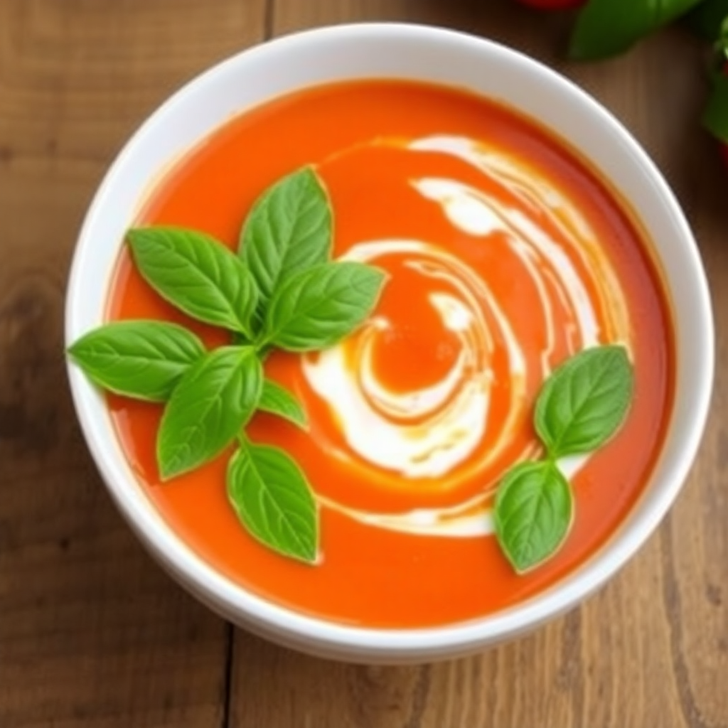 Thermomix Creamy Tomato Basil Soup