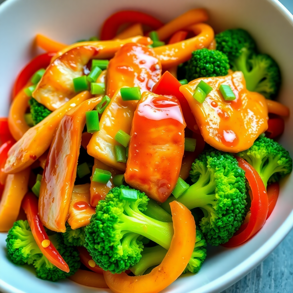 Ginger Honey Garlic Chicken Stir-Fry