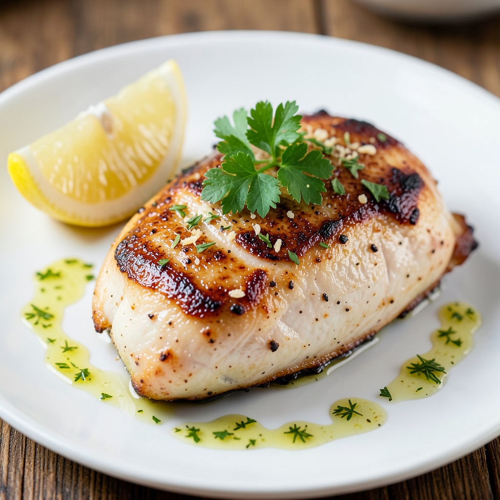 Lemon Herb Garlic Chicken Breast