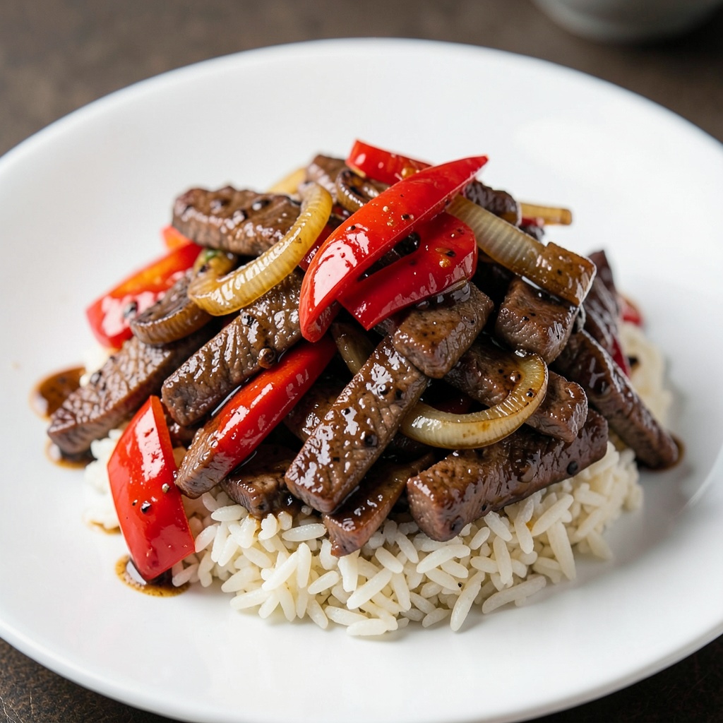 Coffee-Infused Beef Stir-Fry