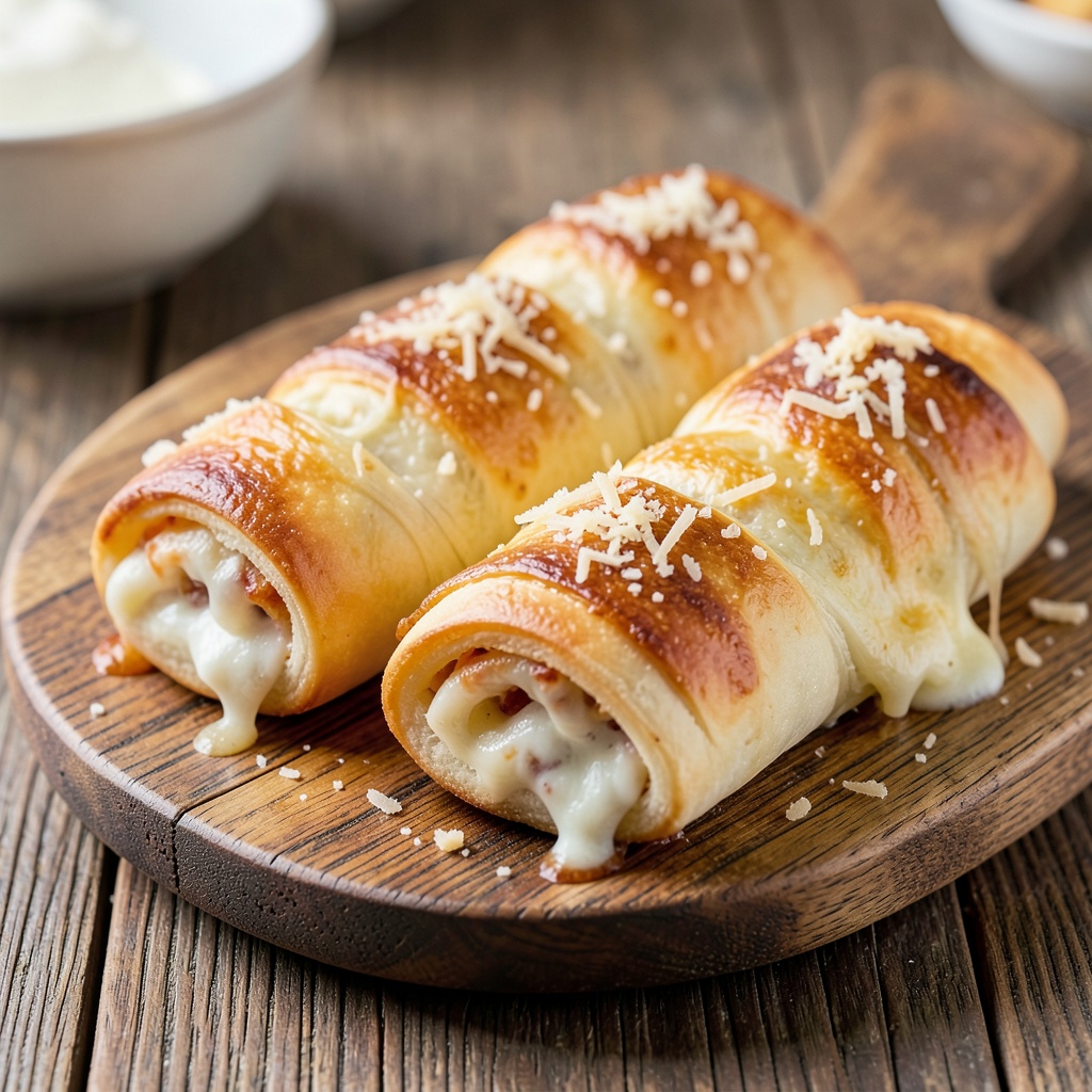 Cheesy Yogurt Pizza Rolls