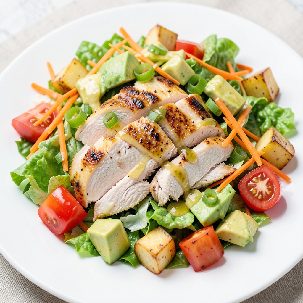 Fresh Chicken and Avocado Salad