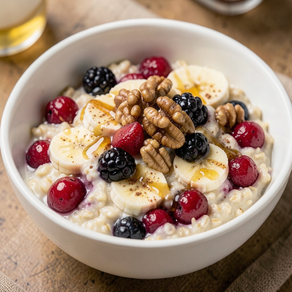Hearty Oatmeal Breakfast Bowl