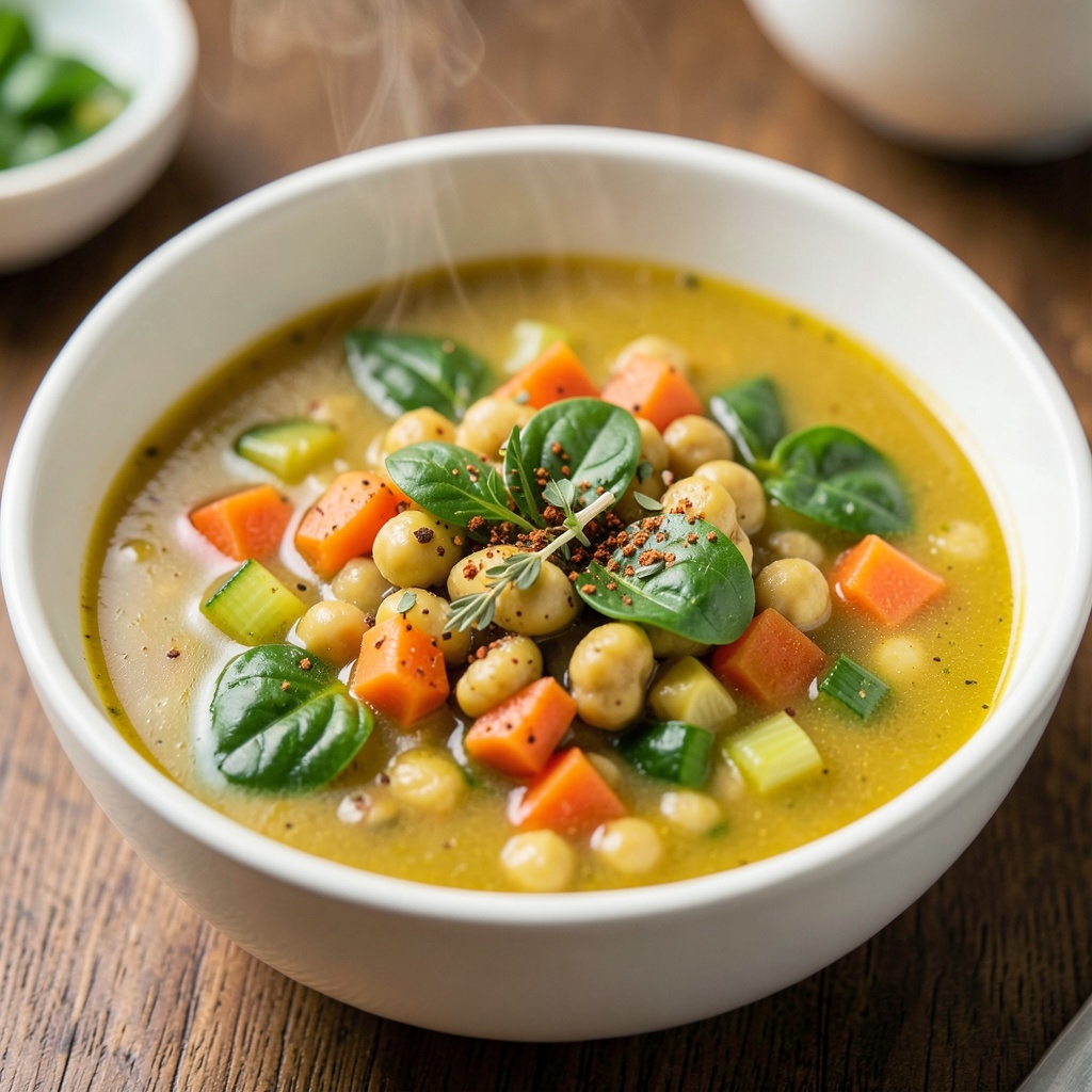 Hearty Chickpea and Vegetable Medley Soup