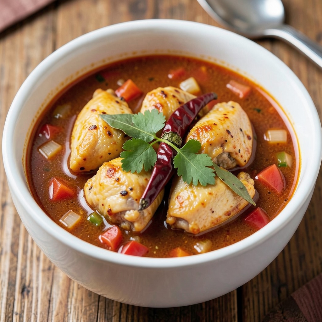 Spicy Non-Veg Chicken Sambar