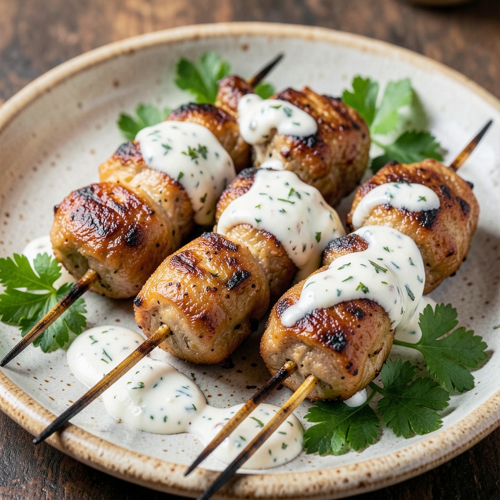 Spiced Lamb Kofta with Tzatziki