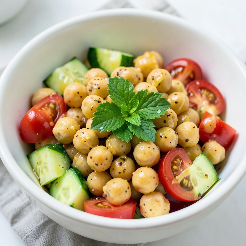 Chickpea and Cucumber Salad
