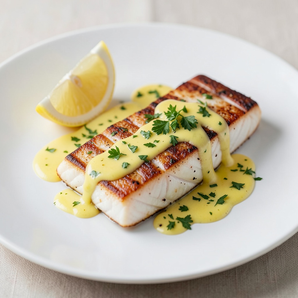 Pan-Seared Cod with Lemon Herb Butter