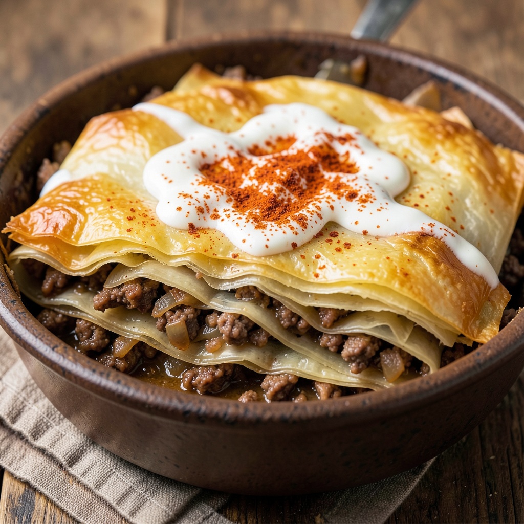 Kapak Böreği (Tas Böreği) - Turkish Pot Pastry