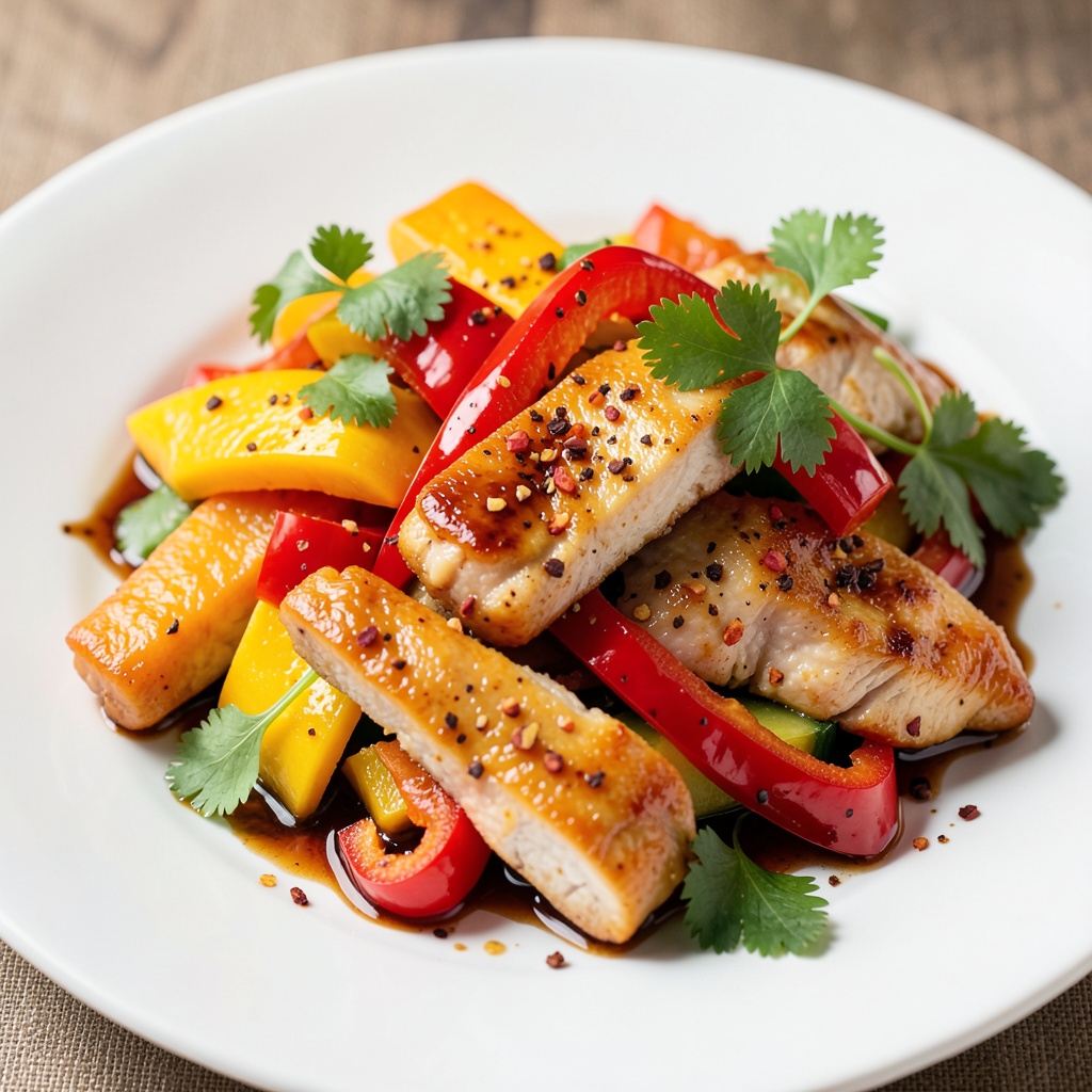 Spicy Mango Chicken Stir-Fry