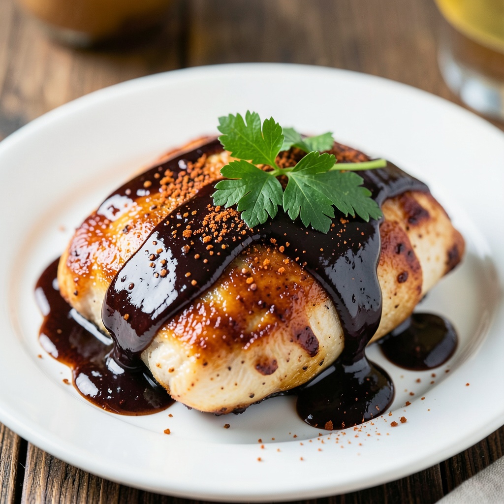 Chocolate Glazed Chicken Breast