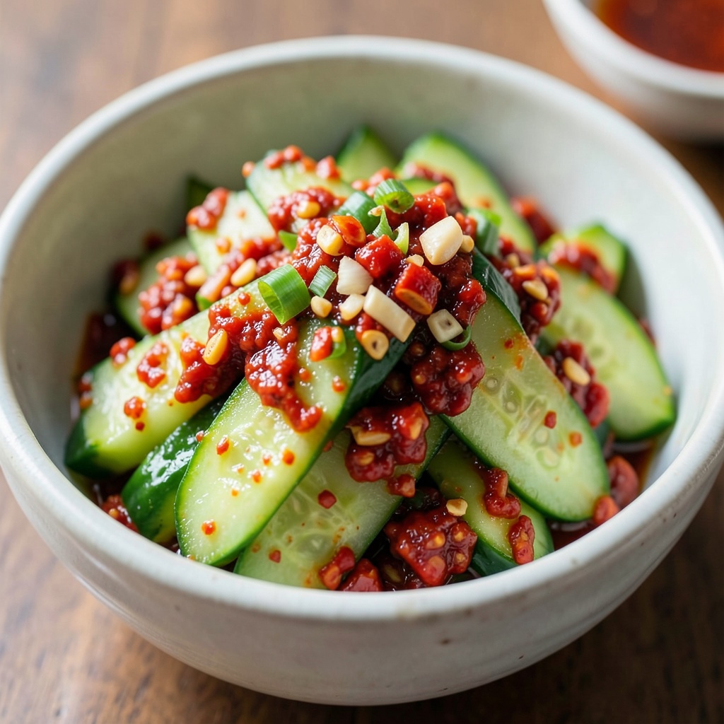 Spicy Korean Cucumber Kimchi