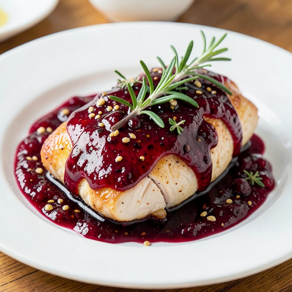 Savory Jam-Glazed Chicken Breast