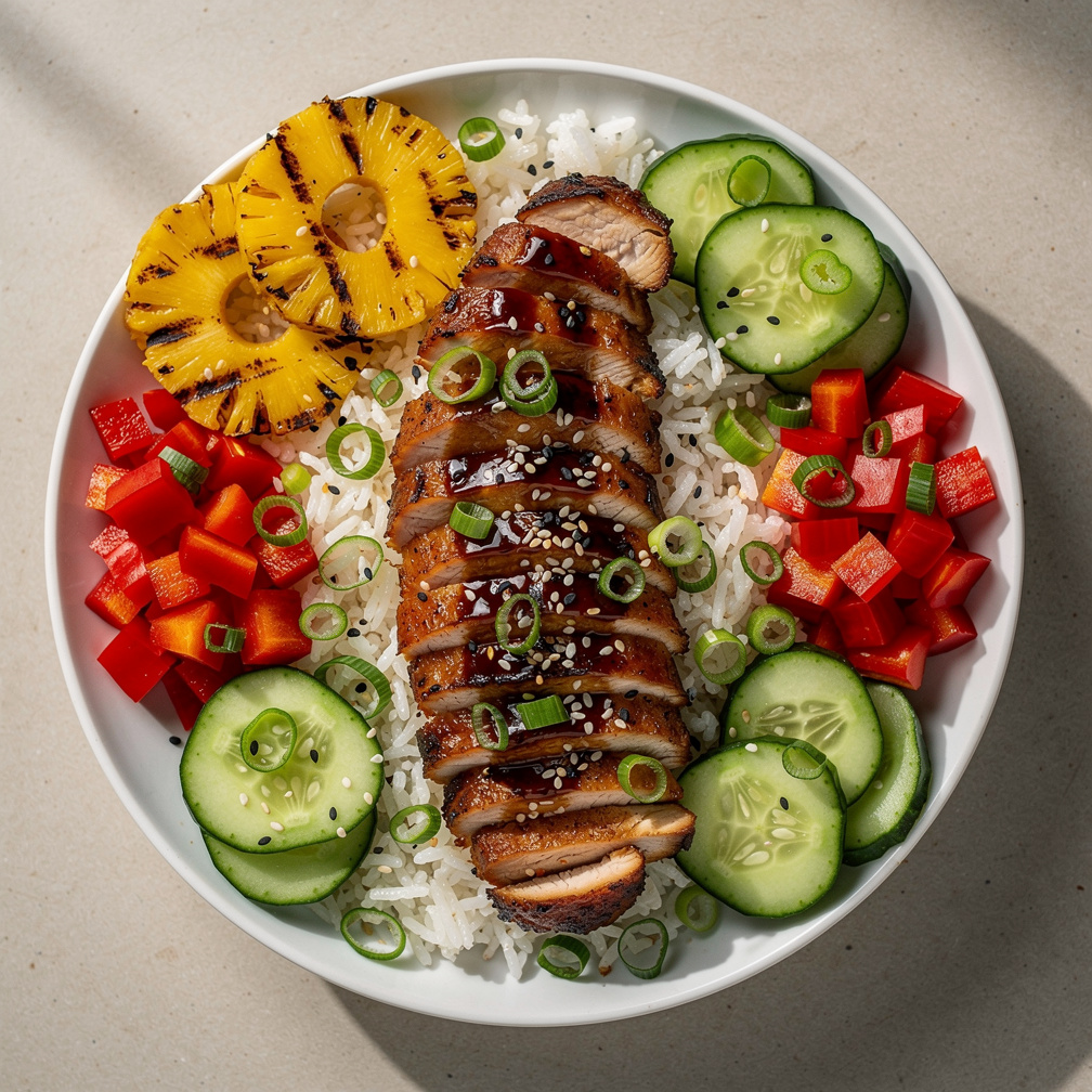 Hawaiian Grilled Teriyaki Chicken Bowl