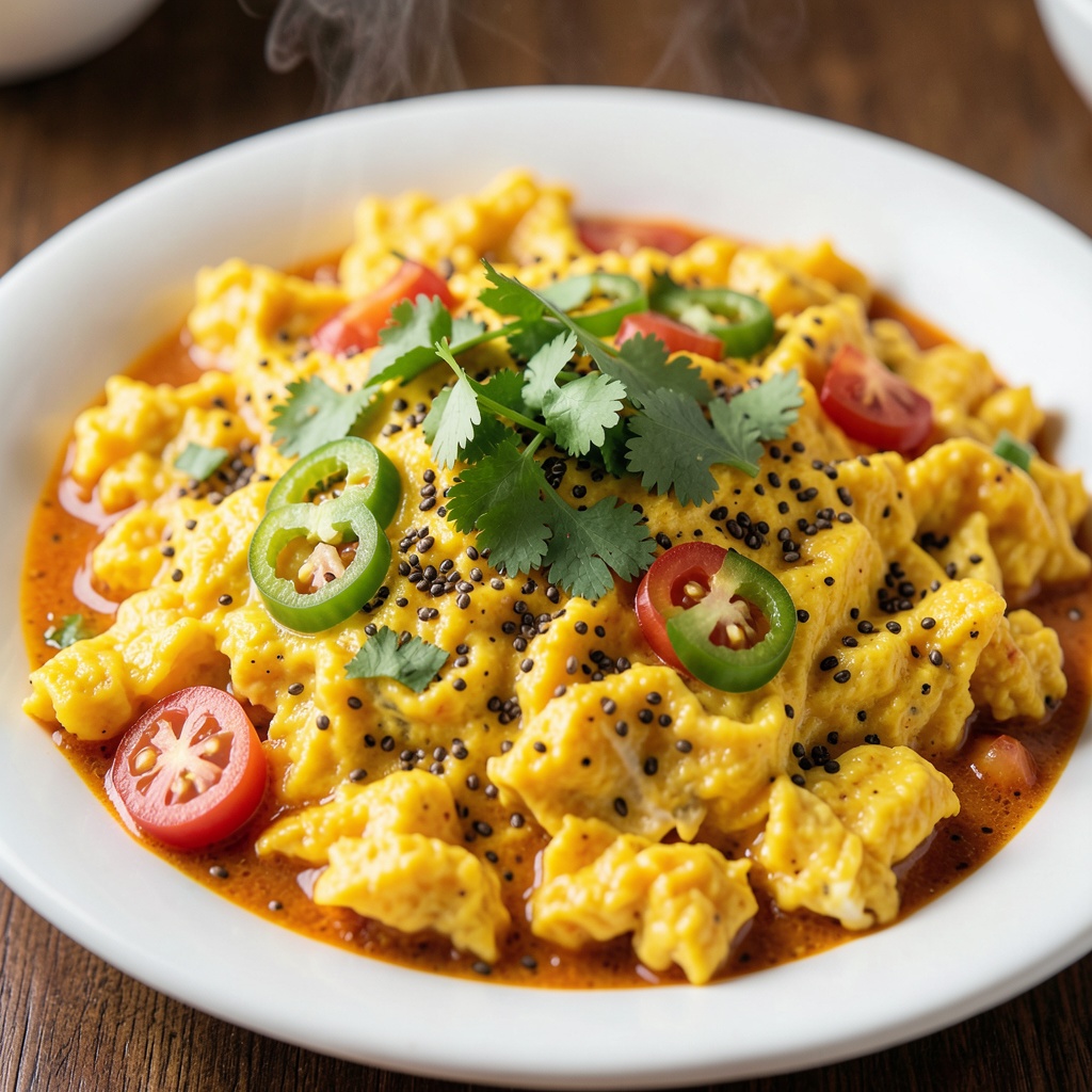 Spiced Indian Egg Bhurji