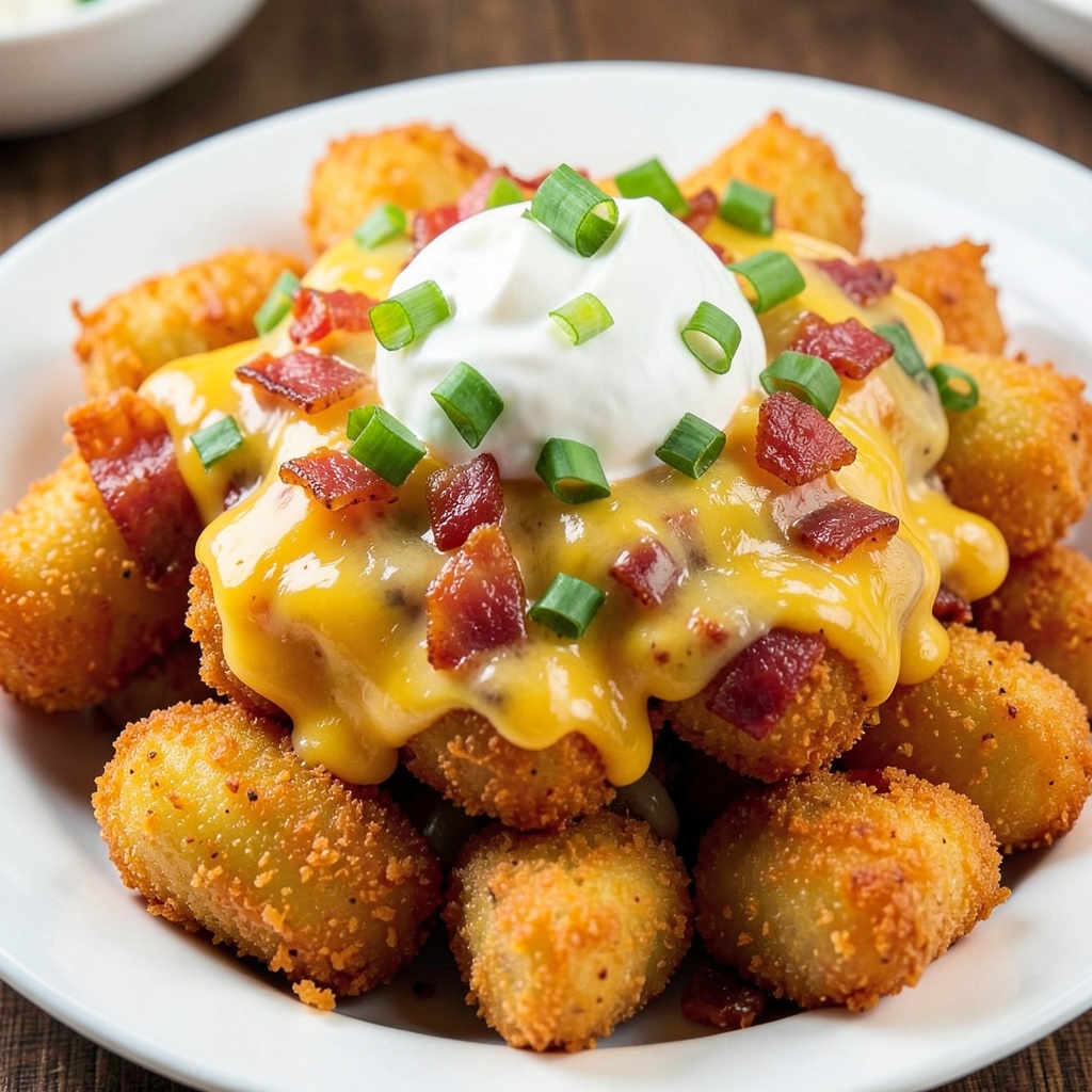 Crispy Loaded Tater Tots