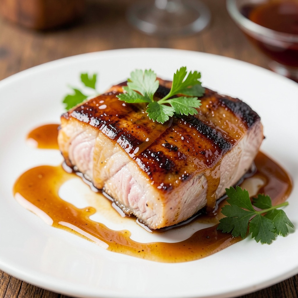Honey Garlic Glazed Pork Chop