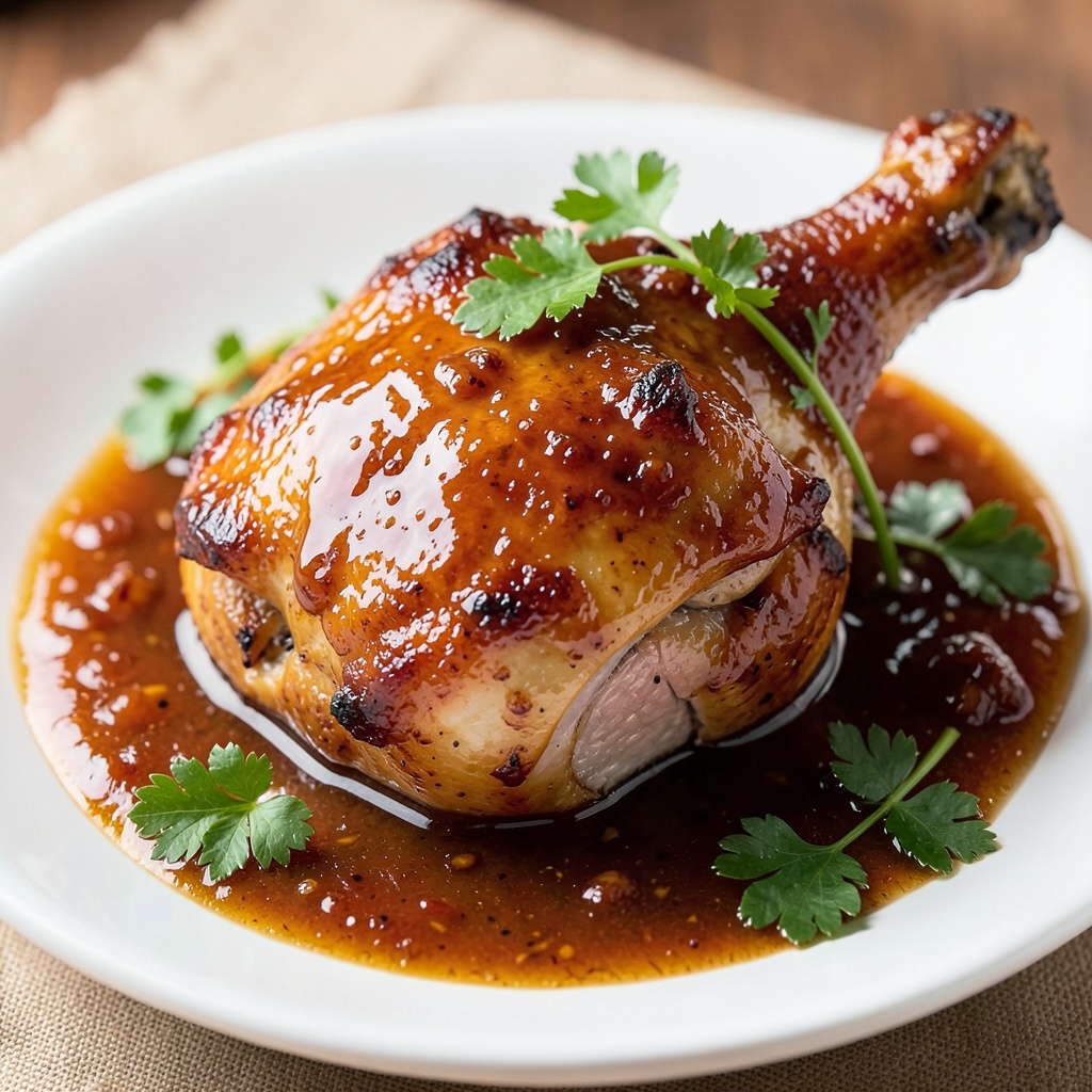 Honey Garlic Glazed Chicken Thigh