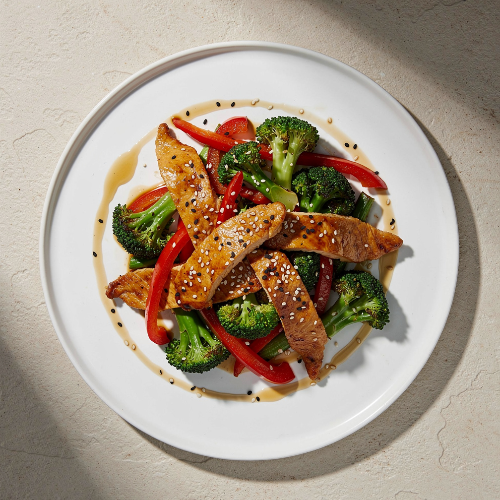 Sesame Ginger Chicken Stir-Fry