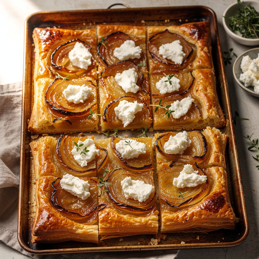 Caramelized Onion and Goat Cheese Tart