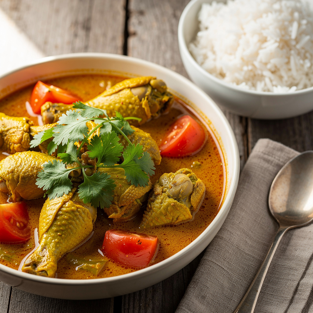 Burmese Chicken Curry (Kyethar Hin)