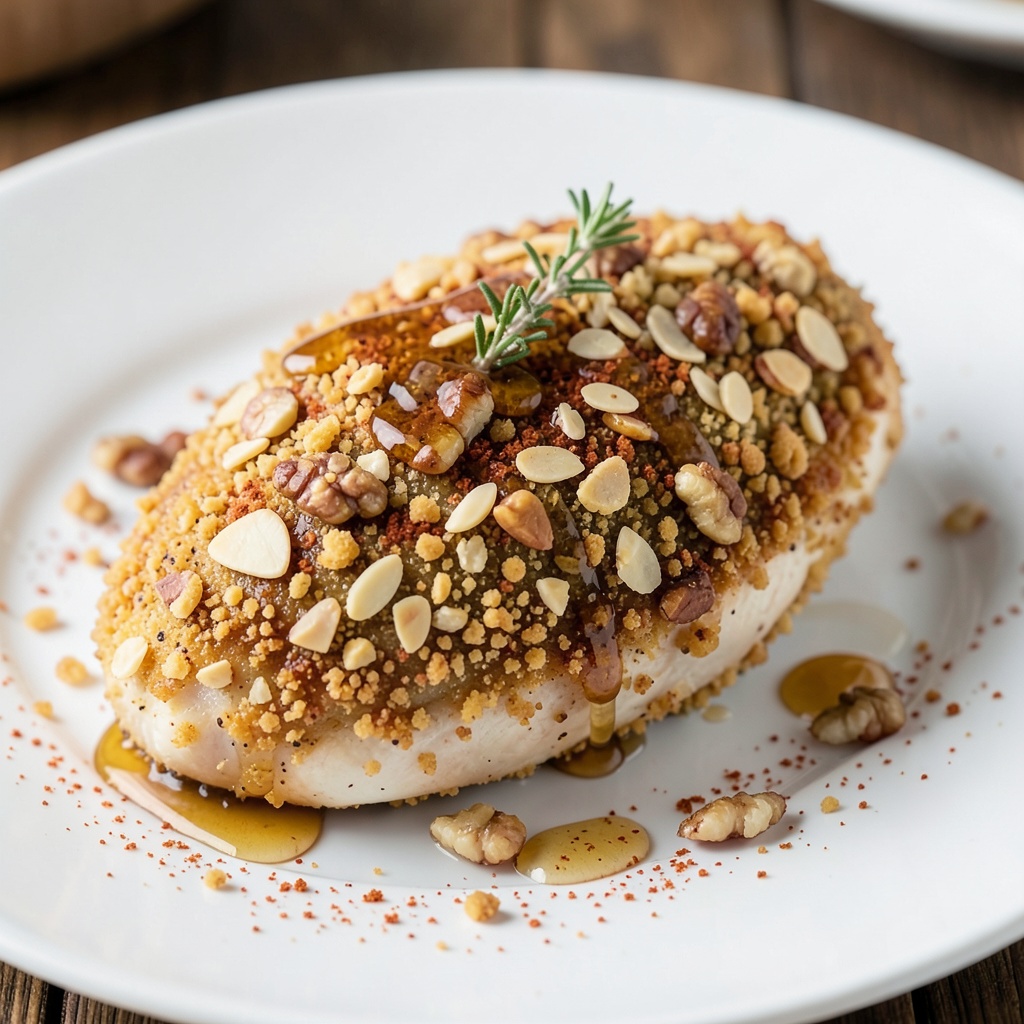Spiced Nut-Crusted Chicken Breast