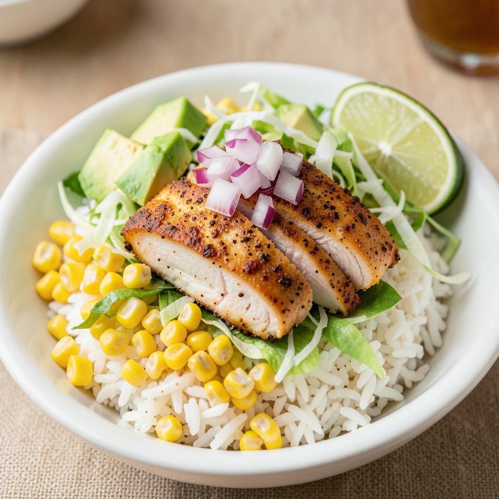 Mexican Chicken Rice Bowl