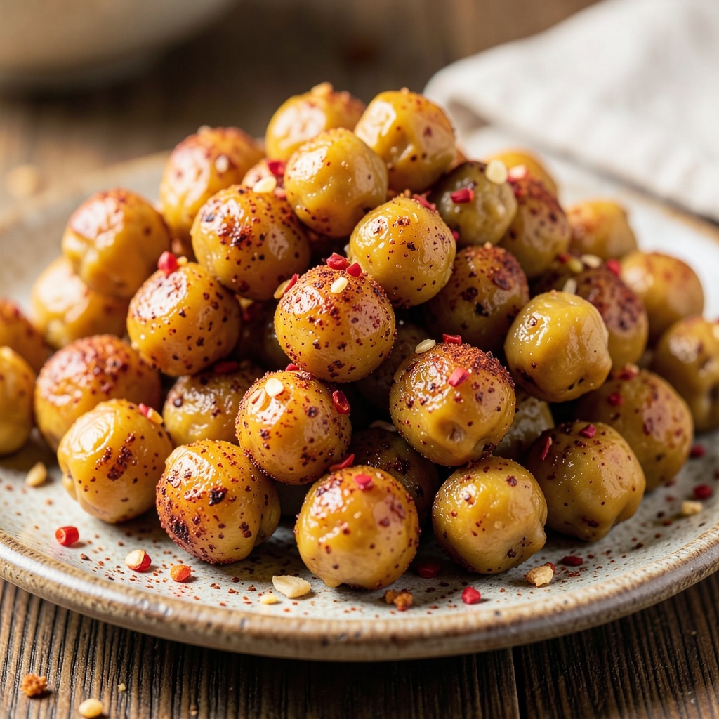 Spicy Chickpea Snack Bites
