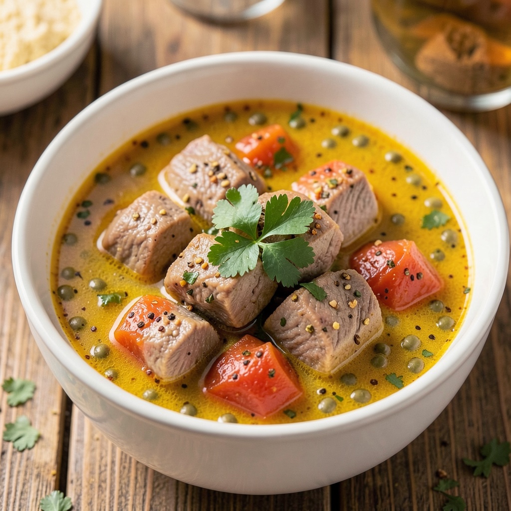 Persian Saffron Lamb Stew (Khoresht-e Gheymé)