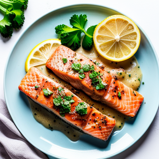 Keto Lemon Garlic Salmon Recipe cookAIfood