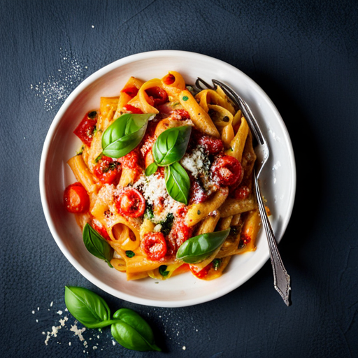 Tomato and Basil Pasta Recipe | cookAIfood