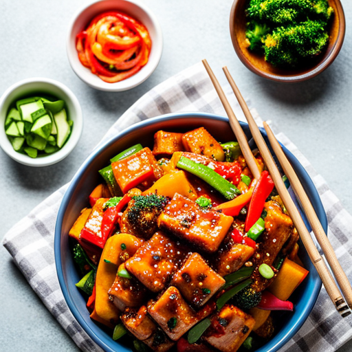 Spicy Korean Tofu Stir-Fry Recipe | cookAIfood