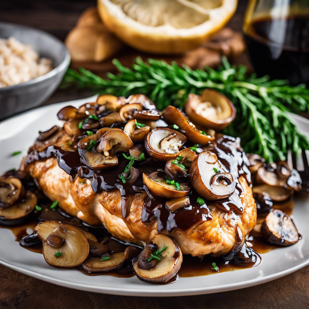 Caramelized Onion and Mushroom Chicken
