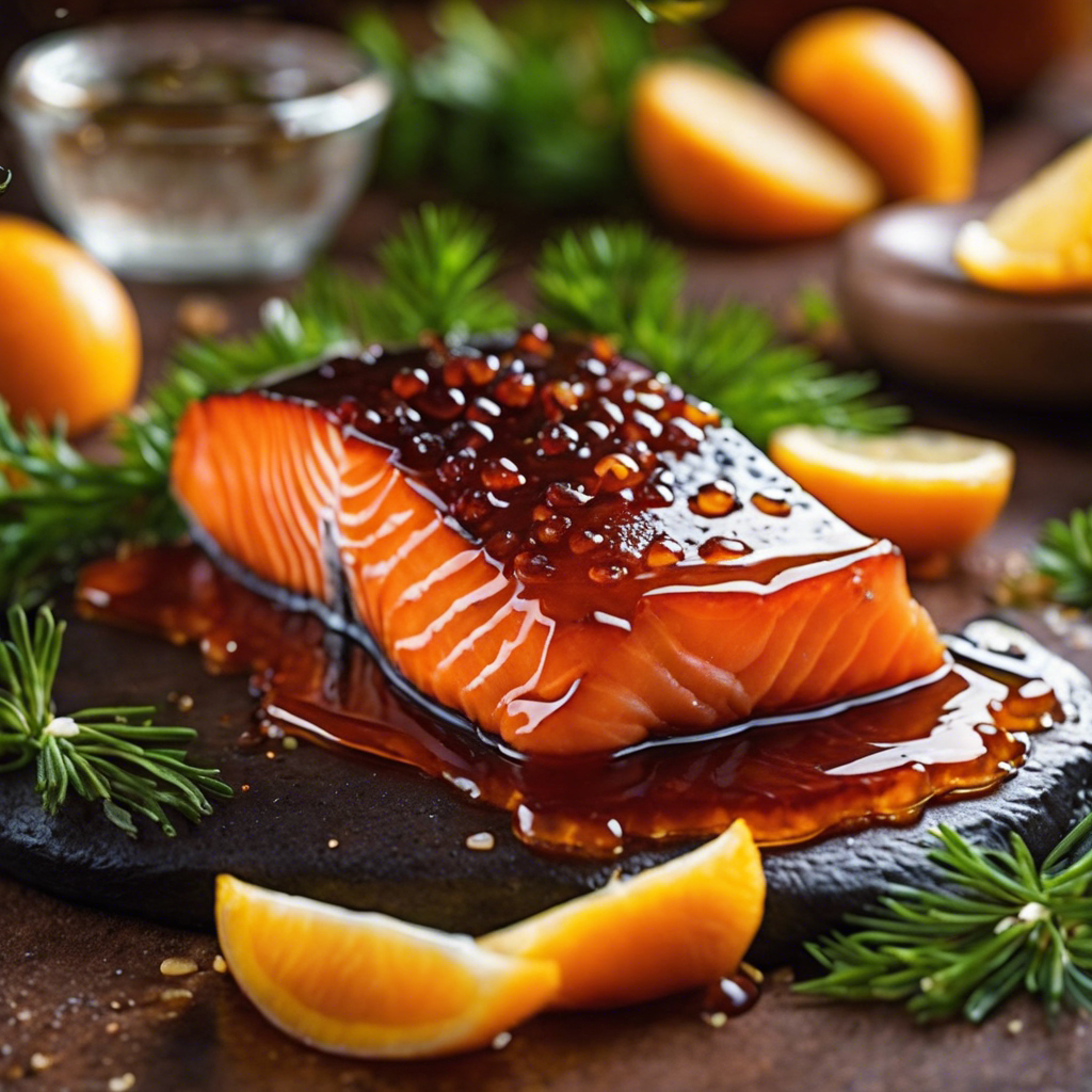 Jelly Glazed Salmon Recipe | cookAIfood