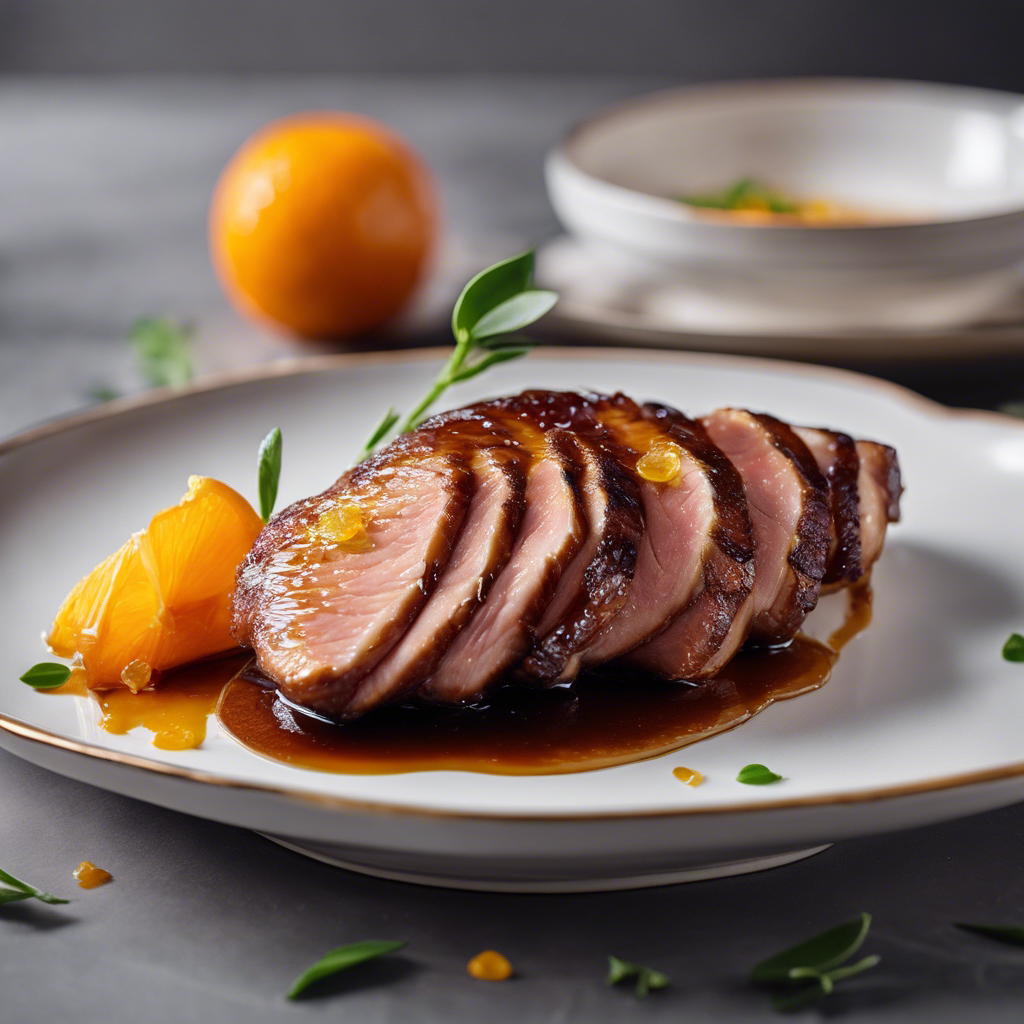 Crispy Duck with Orange Glaze Recipe | cookAIfood