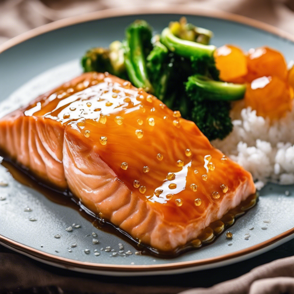 Jelly Glazed Salmon Recipe | cookAIfood