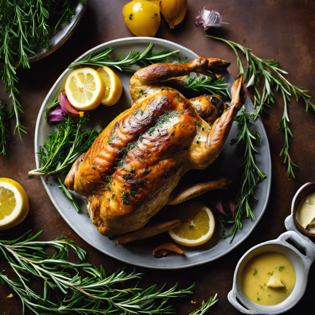 Roasted Rabbit with Herb Butter Recipe | cookAIfood