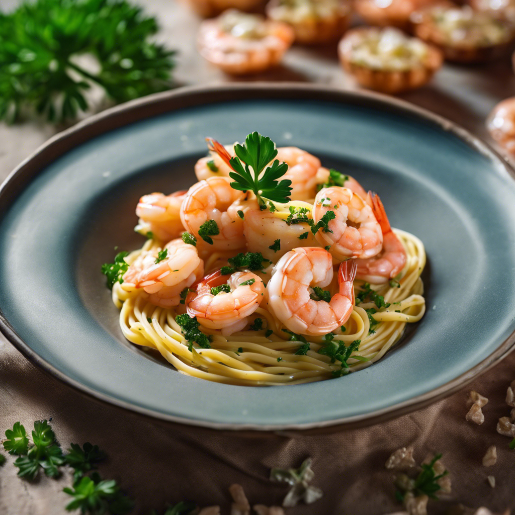 Garlic Butter Shrimp Pasta Recipe | cookAIfood