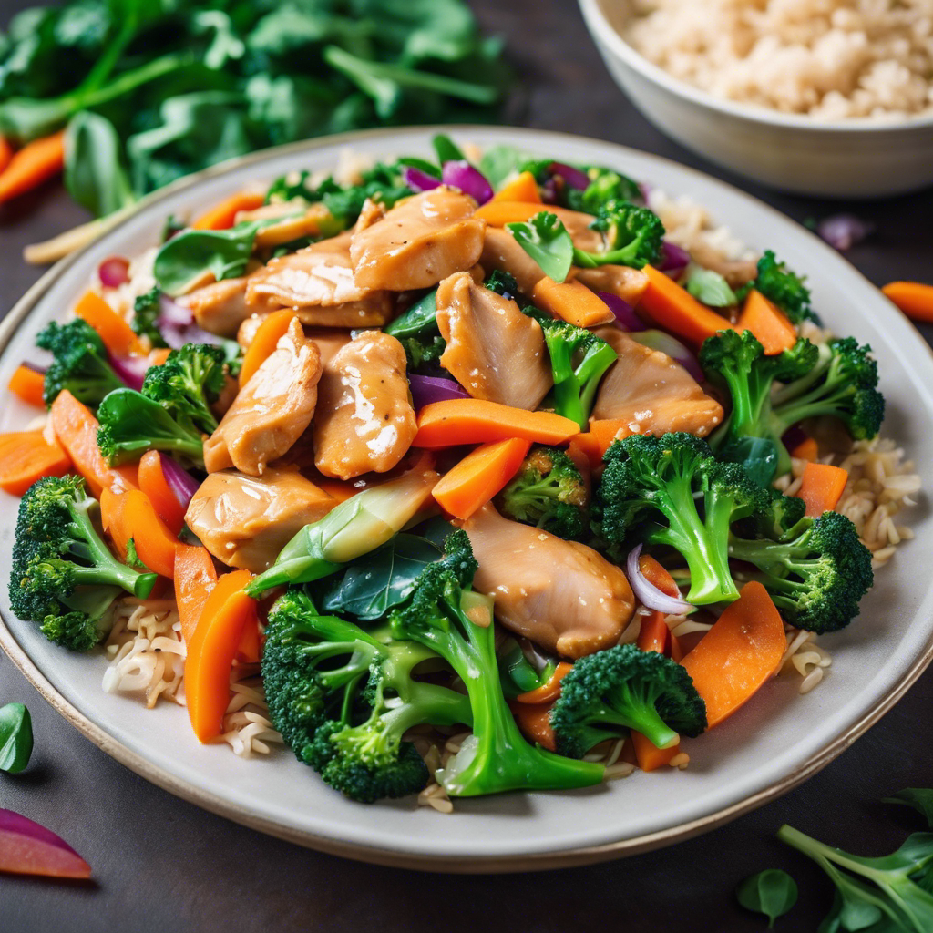 Japanese Chicken and Veggie Stir-Fry Recipe | cookAIfood