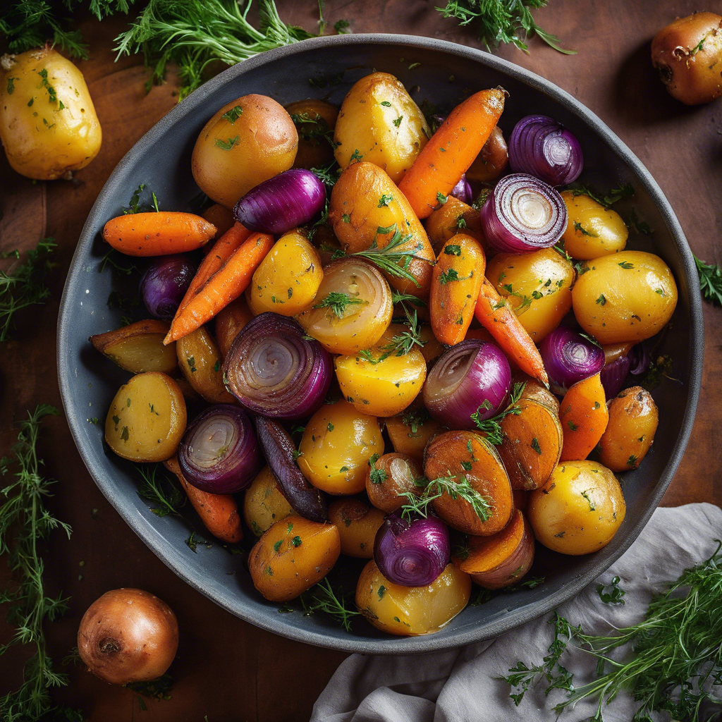 Savory Roasted Root Vegetables