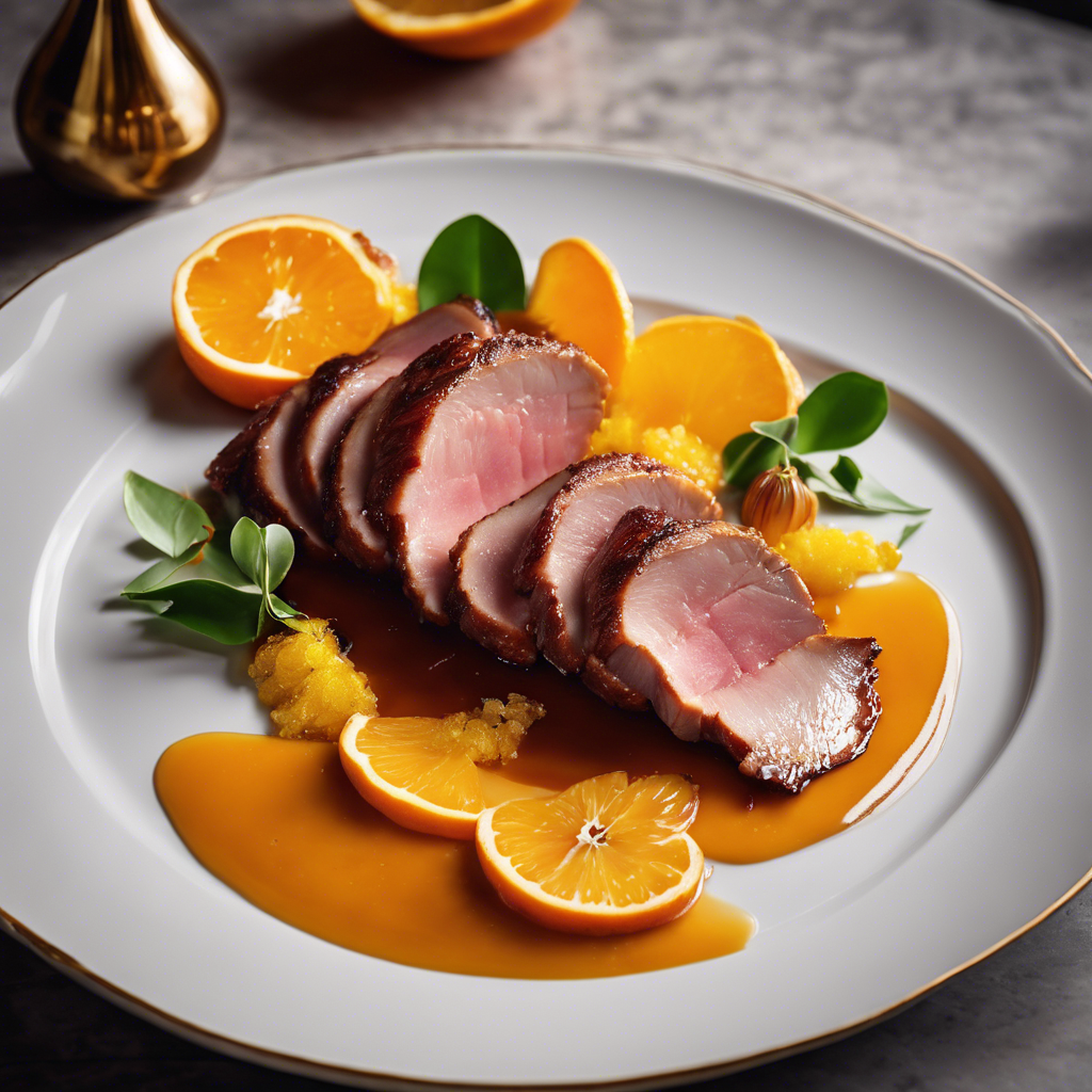Crispy Duck with Orange Glaze Recipe | cookAIfood